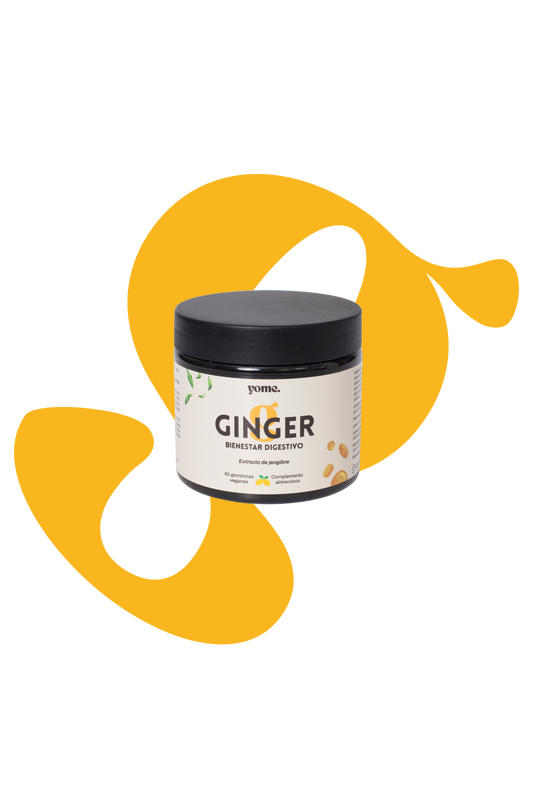 GINGER: Bienestar digestivo, alivia malestar, nauseas, antiinflamatorio.
